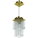 Pendente De Cristal Acrilico Spark Dourado