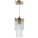 Pendente De Cristal Acrilico Spark Cobre