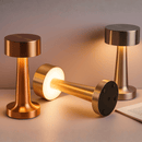 Luminária Candeeiro de Mesa Retrô Metal Portátil Recarregável