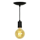 Lustre Pendente Tubo Cilindro Aluminio Preto