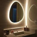 Espelho Lapidado C/Led Orgânico 40 cm