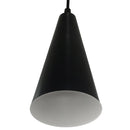 Pendente Cone Lowcost Aluminio Preto