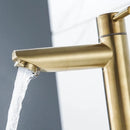 Torneira Para Banheiro em Aço inox Escovado Baixa Balcão