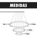 Lustre de led Nordic 3 cores em 1 luz Lustre para sala Lustre Pendente Cozinha Luminária de Teto Led
