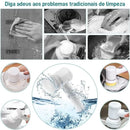 Escova de Limpeza 5 em 1 Sem Fio Limpador Multiuso Prático Com Mais Duas Cabeças de Escova