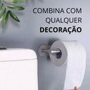 Porta-Papel Higiênico de Parede Aço Inoxidável Auto Colante