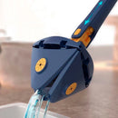 Esfregão Triangulo Azul - Aleatório com pano - Mop de Limpeza Ajustavel/Giratoria 360°