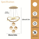 Lustre moderno minimalista para sala quarto e escada iluminação residencial elegante com design criativo