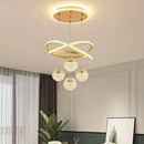 Lustre moderno minimalista para sala quarto e escada iluminação residencial elegante com design criativo