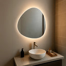 Espelho Lapidado C/Led Orgânico 40 cm