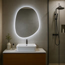 Espelho Lapidado C/Led Orgânico  77 cm