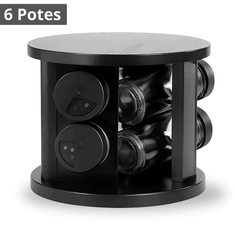 PORTA TEMPEROS GIRATÓRIO 6 PÇS GL8080