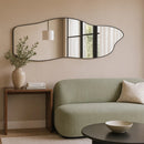 Espelho Orgânico 100x38 Com Moldura Premium