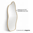 Espelho Orgânico 100x38 Com Moldura Premium