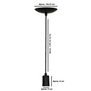 Lustre Pendente Tubo Cilindro Aluminio Cobre