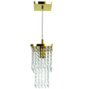 Pendente De Cristal Acrilico Spark Dourado