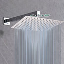 Chuveiro Do Banheiro Cromada Inox 304 Quadrado 20 cm