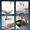 Torneira de Cozinha de Parede com Tornação 360° 4 Modos Torneira Flexível em Cascata  4.7  54 Av