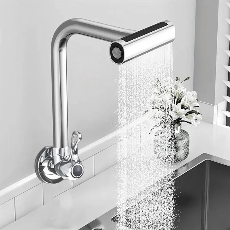 Torneira de Cozinha de Parede com Tornação 360° 4 Modos Torneira Flexível em Cascata  4.7  54 Av