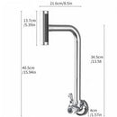 Torneira de Cozinha de Parede com Tornação 360° 4 Modos Torneira Flexível em Cascata  4.7  54 Av