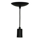 Lustre Pendente Tubo Cilindro Aluminio Preto