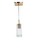 Lustre Pendente Clearcrillic Cristal Acrilico Cobre