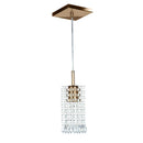 Lustre Pendente Clearcrillic Cristal Acrilico Cobre