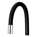 Torneira Tubo Flexível Parede Cozinha Silicone Preta