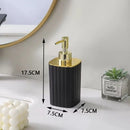 Kit Banheiro 6 Peças Conjunto Moderno Lavabo Completo com Escova Sanitário