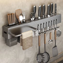 Suporte Para Armazenamento Utensílios de Cozinha Talheres Aço Inox