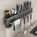 Suporte Para Armazenamento Utensílios de Cozinha Talheres Aço Inox