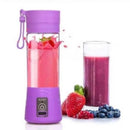 Liquidificador portátil mini USB sem fio, pode ser agitado, com 6 lâminas, liquidificador elétrico recarregável