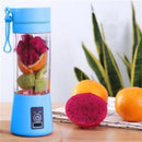 Liquidificador portátil mini USB sem fio, pode ser agitado, com 6 lâminas, liquidificador elétrico recarregável