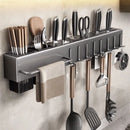 Suporte Para Armazenamento Utensílios de Cozinha Talheres Aço Inox