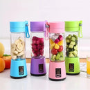 Liquidificador portátil mini USB sem fio, pode ser agitado, com 6 lâminas, liquidificador elétrico recarregável